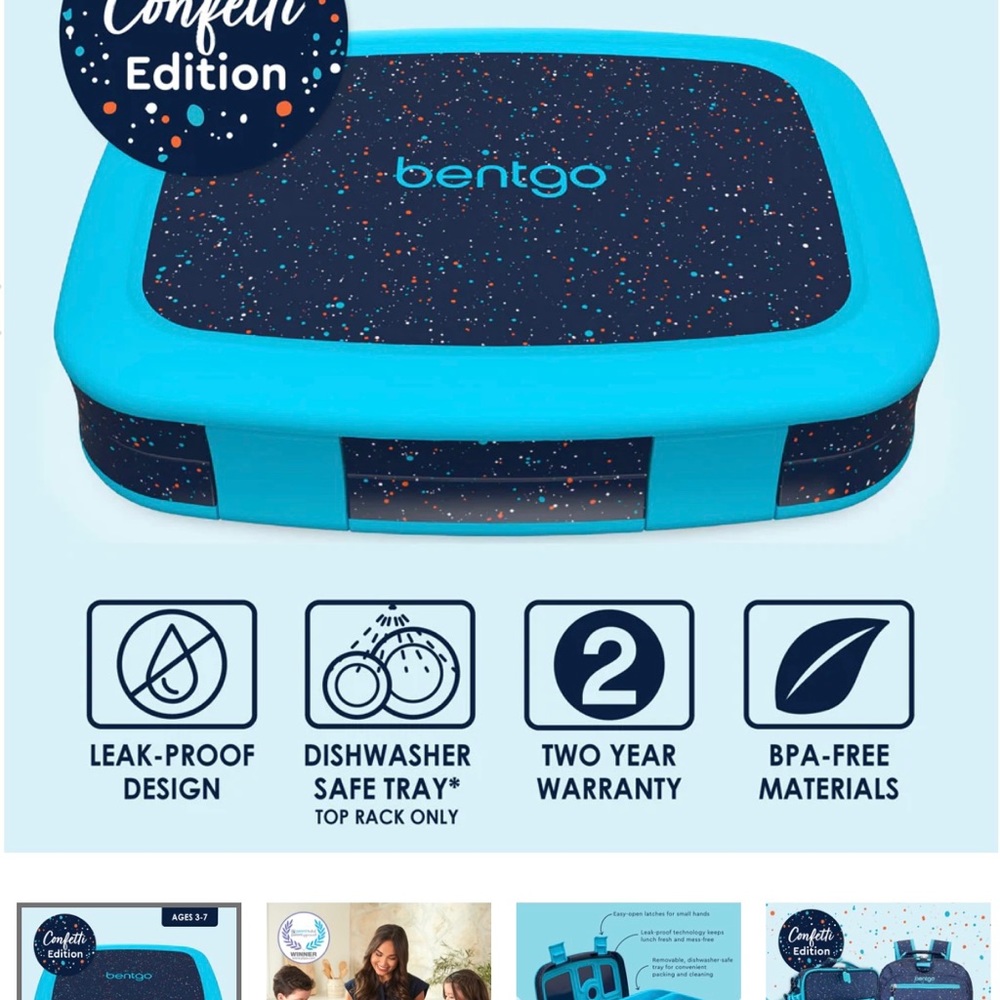 NWT Bentgo Kids Lunchbox and bag